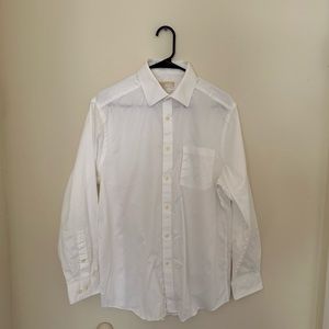 Michael Kors Slim Fit White Dress Shirt, Large, 16 32/33